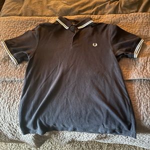 Fred Perry Polo - Navy Size Large